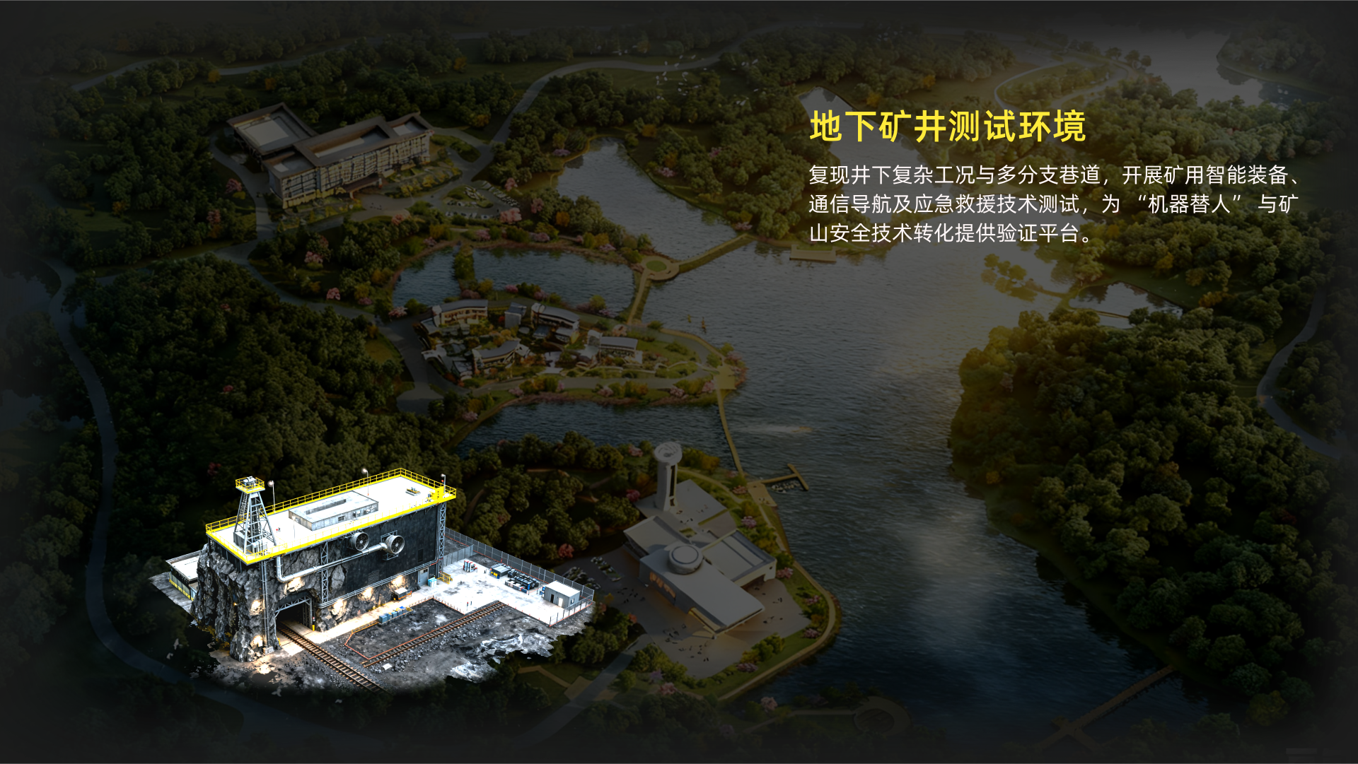 地下矿井测试环境